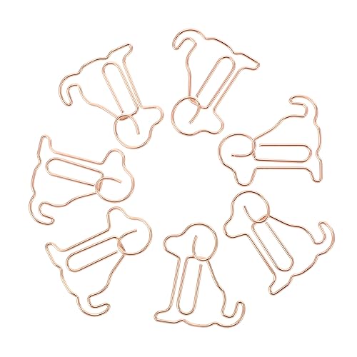 CIYODO 25 Stück Teiliges Metall Büroklammern in Niedlicher Hund Form Stilvoll und Langlebig Multifunktionale Tier Design Clips als Lesezeichen und Kreative Deko für Büro und Geschenke CIYODO 25 Stück Teiliges Metall Büroklammern in Niedlicher Hund Form Stilvoll und Langlebig Multifunktionale Tier Design Clips als Lesezeichen und Kreative Deko für Büro und Geschenke von CIYODO