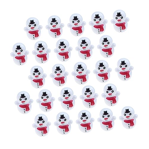 CIYODO 25 Stück Teiliges Schneemann Wackelpuppen Frühes Lernspielzeug für Stabile Mini Wackelpuppen Dekoratives Tischspielzeug Kreativität und Reaktionsfähigkeit von CIYODO