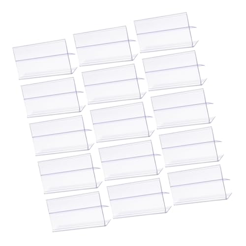 CIYODO 25 Stück Transparente Preisschildhalter Preisetikettenhalter Regalbeschilderung Langlebig Rutschfest Vielseitig für Supermarkt Einzelhandel Obstladen CIYODO 25 Stück Transparente Preisschildhalter Preisetikettenhalter Regalbeschilderung Langlebig Rutschfest Vielseitig für Supermarkt Einzelhandel Obstladen von CIYODO