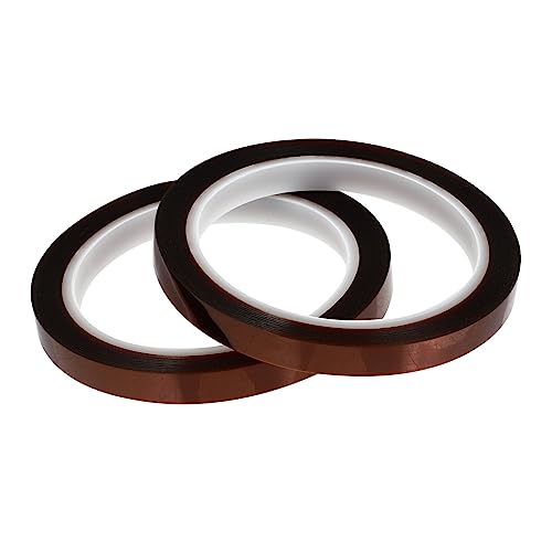 CIYODO 2Rollen Hitzebeständiges Klebeband für Sublimation Hochtemperaturbeständig Rückstandsfrei für Wärmepressübertragung Elektronische Reparaturen von CIYODO