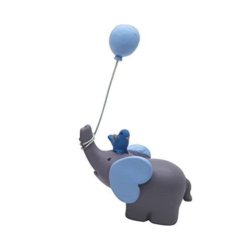 CIYODO 2St Geburtstagsdekoration bürodeko büro dekoration Elefant für Geschlecht offenbaren Luftballons kuchen Harzverzierungen kreative Geschenke Desserttisch Statue Dekorationen von CIYODO
