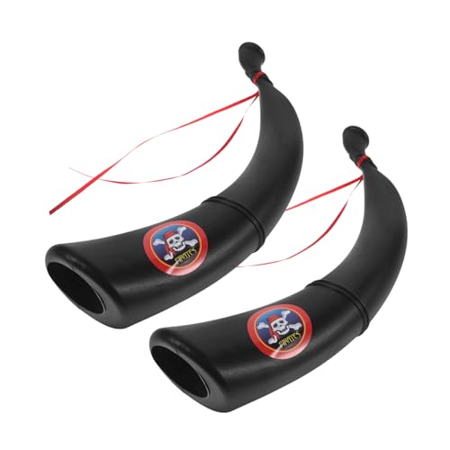CIYODO 2Stücke Piratenhorn Requisiten Für Piraten Cosplay Halloween Partys Und Rollenspiele Realistische Dekorative Und Vielseitige Horn Dekoration Für Unvergessliche CIYODO 2Stücke Piratenhorn Requisiten Für Piraten Cosplay Halloween Partys Und Rollenspiele Realistische Dekorative Und Vielseitige Horn Dekoration Für Unvergessliche von CIYODO