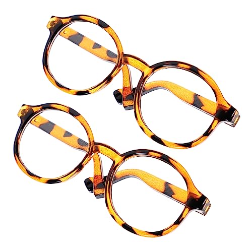 CIYODO 2Stücke Puppenbrille Lustige Dekorative Brillen Für Puppen Praktische Und Stilvolle Requisiten Für Kreative Für Puppenliebhaber von CIYODO