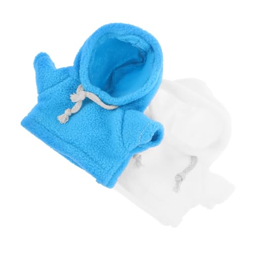 CIYODO 2pcs Bären Hoodie Plüsch Puppe Hoodie Niedlich Gefüllte Tierkleidung Puppe Ersatz Kleidung Plüsch Spielzeugkleidung Stofftier Outfits Puppenzubehör 3 von CIYODO