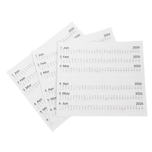 CIYODO 3 Blatt Monatskalender-aufkleber Selbstklebende Dekorative Planer-tabs für Notizbücher Kalender Büro Schule und Persönliche Organisation CIYODO 3 Blatt Monatskalender-aufkleber Selbstklebende Dekorative Planer-tabs für Notizbücher Kalender Büro Schule und Persönliche Organisation von CIYODO