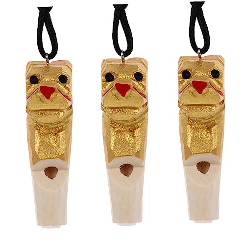 CIYODO 3 Stück Holzgeschnitzte Tierpfeife Musikalisches Spielzeugpfeife Pfeifspielzeug Für Kinderpfeife Pfeifenspielzeug Süße Pfeife Für Golden Hölzern CIYODO 3 Stück Holzgeschnitzte Tierpfeife Musikalisches Spielzeugpfeife Pfeifspielzeug Für Kinderpfeife Pfeifenspielzeug Süße Pfeife Für Golden Hölzern von CIYODO