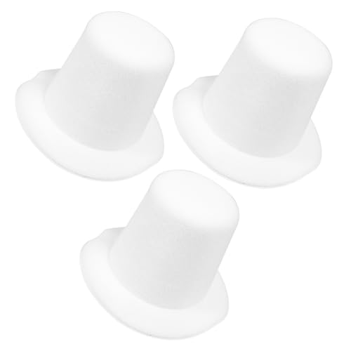 CIYODO 3 Stück Kinderleistung Top -Hutspielzeuge Mini-Zylinder Stroh Party Kappe für Und Minihüte zum Basteln Miniaturhüte Mini-Hüte dekorative Puppenhüte Miniaturhut Stoff Weiß CIYODO 3 Stück Kinderleistung Top -Hutspielzeuge Mini-Zylinder Stroh Party Kappe für Und Minihüte zum Basteln Miniaturhüte Mini-Hüte dekorative Puppenhüte Miniaturhut Stoff Weiß von CIYODO