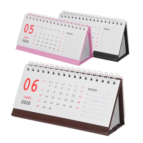 CIYODO 3 Stück Mini Tischkalender kreativer Tischkalender Kalenderschreibtisch Mini-Kalender-Notizblock Netter Schreibtischkalender Kalender -Desktop -Schreibtisch Papier Rosa CIYODO 3 Stück Mini Tischkalender kreativer Tischkalender Kalenderschreibtisch Mini-Kalender-Notizblock Netter Schreibtischkalender Kalender -Desktop -Schreibtisch Papier Rosa von CIYODO