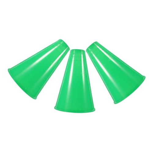 CIYODO 3 Stück Outdoor Lautsprecher Party Jubelspielzeug Partygeschenk Megaphone Jubelrequisiten Fußball Partygeschenk Tragbares Hupenspielzeug Kunststoff Partyhörner Megaphon von CIYODO