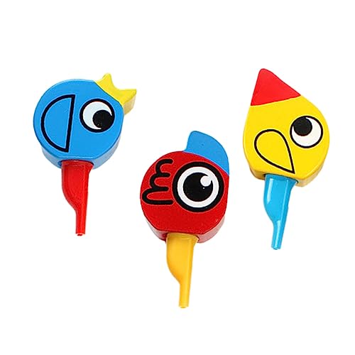 CIYODO 3 Stücke Lustige Cartoon Musikspielwaren Tragbare Pfeift Lustige Vogel Pfeife Spielzeug CIYODO 3 Stücke Lustige Cartoon Musikspielwaren Tragbare Pfeift Lustige Vogel Pfeife Spielzeug von CIYODO