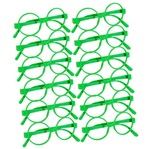 CIYODO 30 Stück Rundes Brillengestell Gläser Runde Kinderbrille Led Retro-brille Rahmen Für Partygeschenke Runden Blau Ohne Jungs Party Brillengestell Fotobrille Prop Plastik Green CIYODO 30 Stück Rundes Brillengestell Gläser Runde Kinderbrille Led Retro-brille Rahmen Für Partygeschenke Runden Blau Ohne Jungs Party Brillengestell Fotobrille Prop Plastik Green von CIYODO
