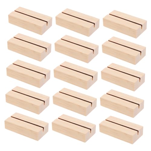 CIYODO 30 Stück Teiliges Holz Tischkartenhalter für Menükarten und Tischnummern Robuste Ständer für Hochzeiten Restaurants und Events Einfacher Preisdisplay für Klare Informationen CIYODO 30 Stück Teiliges Holz Tischkartenhalter für Menükarten und Tischnummern Robuste Ständer für Hochzeiten Restaurants und Events Einfacher Preisdisplay für Klare Informationen von CIYODO