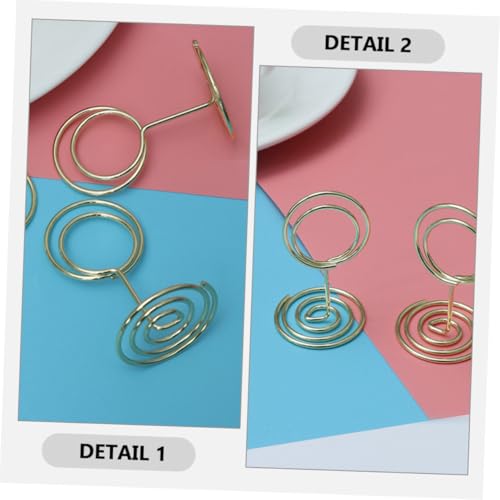 CIYODO 30 Stück Teiliges Metall Tischkartenhalter mit Stabilem Sockel Vielseitige Memo Fotoklammern für Hochzeit Party Büro und Dekoration Runde Klammerclips in Gold CIYODO 30 Stück Teiliges Metall Tischkartenhalter mit Stabilem Sockel Vielseitige Memo Fotoklammern für Hochzeit Party Büro und Dekoration Runde Klammerclips in Gold von CIYODO