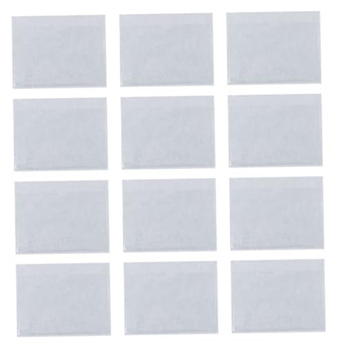 CIYODO 30 Stück Teiliges Selbstklebendes Transparentes Kartenetui Langlebiger Wasserabweisend Schutz vor Schmutz und Fingerabdrücken für Büro Lager und Bibliothek von CIYODO