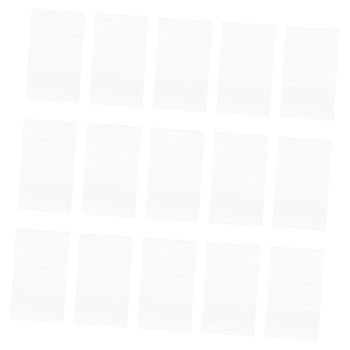 CIYODO 30 Stück Teiliges Transparente Namenskarten für Tischdekoration mit Stabiler Basis Beschreibbaren Klaren Platzkarten DIY Sitzkarten für Hochzeiten Geburtstage Events Vielseitig von CIYODO