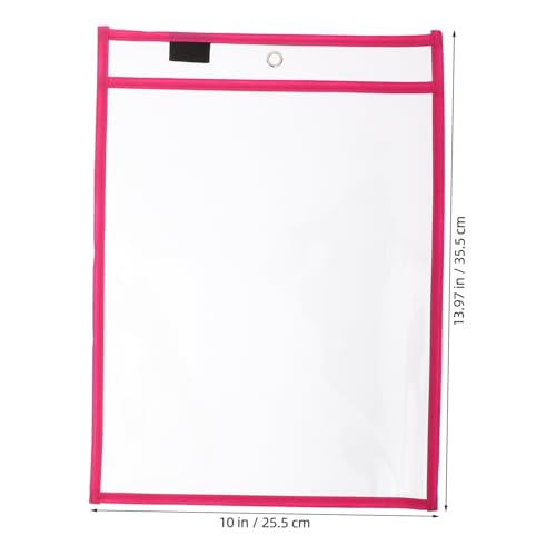 CIYODO 30 Stück Teiliges Wiederverwendbare Dry Erase Pockets aus PVC Abwischbare Schreibhüllen mit Stifthalter Transparente Wasserfeste Dokumententaschen Verschiedenen CIYODO 30 Stück Teiliges Wiederverwendbare Dry Erase Pockets aus PVC Abwischbare Schreibhüllen mit Stifthalter Transparente Wasserfeste Dokumententaschen Verschiedenen von CIYODO