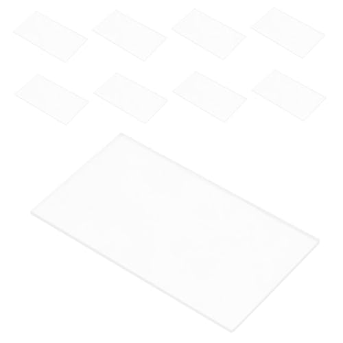 CIYODO 30 Stück Teiliges transparentes Namensschild Tischkarten DIY Platzkarten für Hochzeit Geburtstag Veranstaltung Vielseitige Tischnummern Halter Lehrer Schreibtischschild von CIYODO