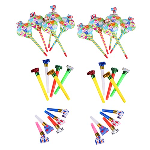 CIYODO 30 Stück pfeifen Kinderpfeife Partygeschenke pfeifen Jubelpfeife Requisiten Party-Blowouts pfeifen Partykrachmacher Jubelpfiffe Plastik von CIYODO
