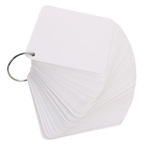 CIYODO 300 Blatt Blanko Karteikarten aus Glattem Papier DIY Notizkarten für Kreative Projekte Vokabel Lernkarten mit Vielseitiger Verwendung für Schule Büro Zuhause von CIYODO