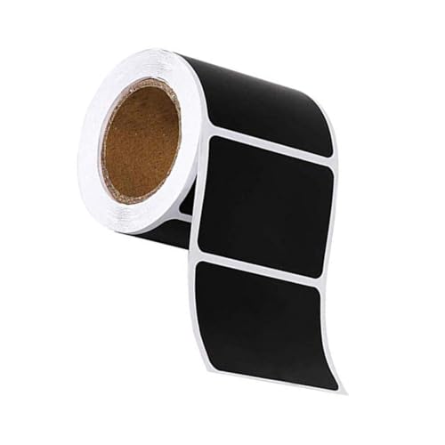 CIYODO 300 Stück PVC Blackboard Labels Selbstklebend Ablösbar Wasserdichte Küchenaufkleber Wiederverwendbar zum Beschriften Vorratsbehälter Gewürzgläser Haushaltsorganisation von CIYODO