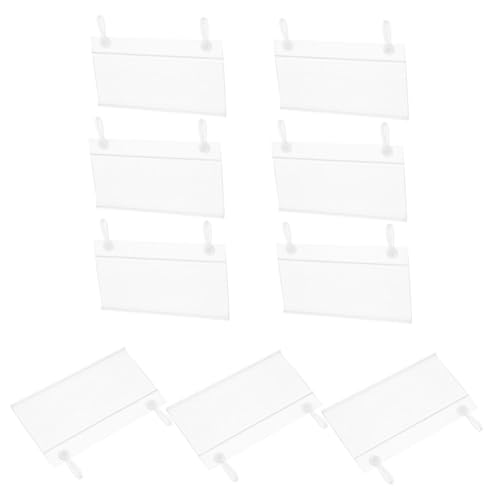 CIYODO 30Stücke Transparente Etikettenhalter Warenschildhalter für Drahtregale Robuste Konstruktion für Supermärkte Sichtbarkeit Etiketten von CIYODO
