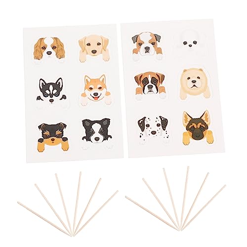 CIYODO 36 Stück Hund Tortendeko Teiliges Hundethemen Cupcake Topper für Haustiergeburtstagsfeiern Kreative Dekoration für Hundegeburtstage Partys und Besondere Anlässe CIYODO 36 Stück Hund Tortendeko Teiliges Hundethemen Cupcake Topper für Haustiergeburtstagsfeiern Kreative Dekoration für Hundegeburtstage Partys und Besondere Anlässe von CIYODO