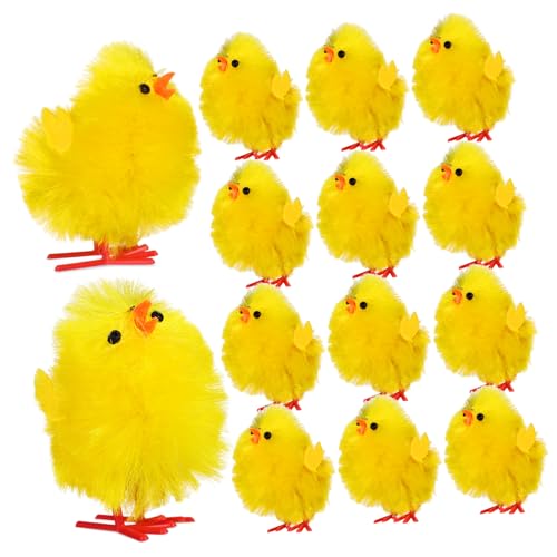 CIYODO 36 Stück Küken Deko Küken für Ostern Niedliche Osterfiguren für Party Festtagsdeko von CIYODO