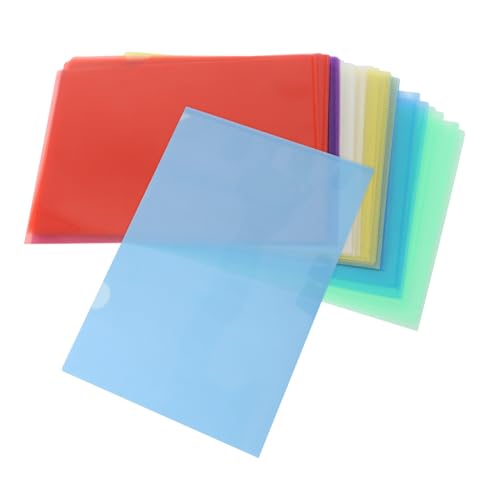 CIYODO 36 Stück Teiliges Dokumentenmappe Transparente Kunststoff Hüllen in Farben Leichte Portable Sammelmappen für Büro Schule und Effiziente Papierorganisation CIYODO 36 Stück Teiliges Dokumentenmappe Transparente Kunststoff Hüllen in Farben Leichte Portable Sammelmappen für Büro Schule und Effiziente Papierorganisation von CIYODO