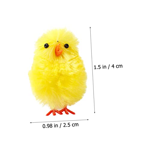 CIYODO 36 Stück Teiliges Mini Dekorative Gelbe Küken für Ostern Niedliche Tischdeko Handgefertigt für Osterpartys und Wohnraumgestaltung CIYODO 36 Stück Teiliges Mini Dekorative Gelbe Küken für Ostern Niedliche Tischdeko Handgefertigt für Osterpartys und Wohnraumgestaltung von CIYODO
