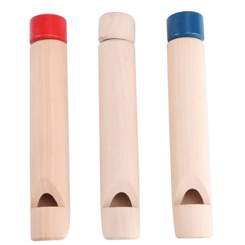 CIYODO 3St pädagogisches Pfeifenspielzeug Pfeife für Kinder Pfeifen für Kinder Spielset aus Holz Spielzeuge Pfeife Spielzeug Kinder pfeifen klassisch Musikinstrument Piccolo Hölzern von CIYODO