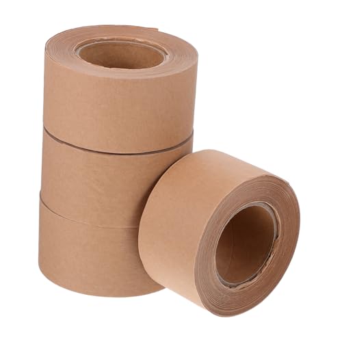 CIYODO 4 Rollen Wasseraktiviertes Packband: Verstärktes Beschreibbares Kraftpapierband Zum Verschließen Von Versandkartons Und Umzügen CIYODO 4 Rollen Wasseraktiviertes Packband: Verstärktes Beschreibbares Kraftpapierband Zum Verschließen Von Versandkartons Und Umzügen von CIYODO