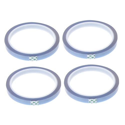 CIYODO 4 Rollen hitzebeständiges Klebeband Band drücken Temperatur hoch Isoliertes hitzebeständiges Band Hitzebeständiges Transferband subsensitiver Silikonkleber Blue CIYODO 4 Rollen hitzebeständiges Klebeband Band drücken Temperatur hoch Isoliertes hitzebeständiges Band Hitzebeständiges Transferband subsensitiver Silikonkleber Blue von CIYODO