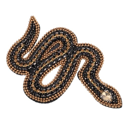 CIYODO Strass-Schlangen-Aufnäher auf Kleidung Schlangen-Applikation 4 Stück Tier-Verzierungen für -Nähprojekte CIYODO Strass-Schlangen-Aufnäher auf Kleidung Schlangen-Applikation 4 Stück Tier-Verzierungen für -Nähprojekte von CIYODO