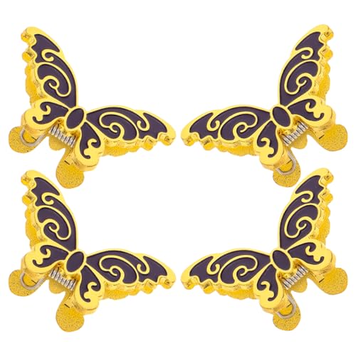 CIYODO 4 Stück Schmetterling Papierclips Kreative Lustige Büroklammern für Dokumentenorganisation für Schule und Büro Starke Klemmkraft Einzigartiges Design Funktional und Dekorativ von CIYODO