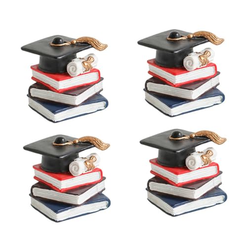 CIYODO 4 Stück Teiliges Buch Design Torten Deko für Geburtstags und Abschlussfeiern Premium Harzmaterial Kreative Tortendeko für Torten und Desserts CIYODO 4 Stück Teiliges Buch Design Torten Deko für Geburtstags und Abschlussfeiern Premium Harzmaterial Kreative Tortendeko für Torten und Desserts von CIYODO