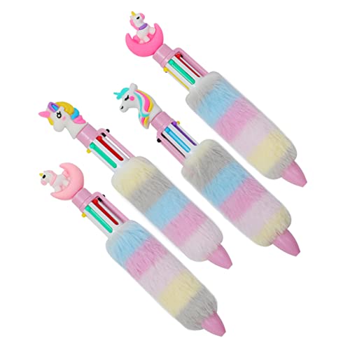 CIYODO 4 Stück Teiliges Bunte Kugelschreiber Stifte Schreibset mit Bequemem Griff und Niedlichem Einhorn Design für Schule Basteln Notizen und Kreative Schreibprojekte CIYODO 4 Stück Teiliges Bunte Kugelschreiber Stifte Schreibset mit Bequemem Griff und Niedlichem Einhorn Design für Schule Basteln Notizen und Kreative Schreibprojekte von CIYODO