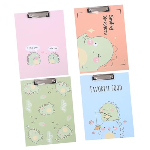 CIYODO 4 Stück Teiliges Cartoon Klemmbrett Multifunktionaler Papierhalter und Clipboard Stabiles Hardboard Leichtes Schreibbrett für Schule Büro Farben Blau Grün Orange CIYODO 4 Stück Teiliges Cartoon Klemmbrett Multifunktionaler Papierhalter und Clipboard Stabiles Hardboard Leichtes Schreibbrett für Schule Büro Farben Blau Grün Orange von CIYODO