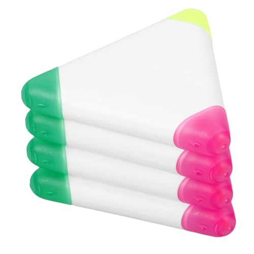 CIYODO 4 Stück Teiliges Dreieckiger Fluoreszierender Marker und Leicht für Schule Büro Scrapbooking und Wichtige Notizen Markieren CIYODO 4 Stück Teiliges Dreieckiger Fluoreszierender Marker und Leicht für Schule Büro Scrapbooking und Wichtige Notizen Markieren von CIYODO