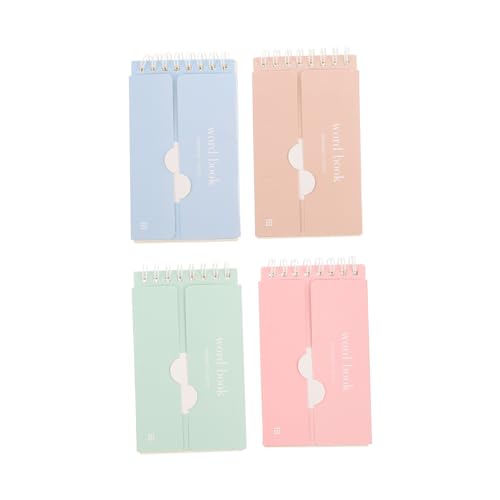 CIYODO 4 Stück Teiliges Notizbuch Tragbare Memo Cards mit Ringbindung Praktische Kleine Notizblöcke in Farben für Schule Büro und Unterwegs CIYODO 4 Stück Teiliges Notizbuch Tragbare Memo Cards mit Ringbindung Praktische Kleine Notizblöcke in Farben für Schule Büro und Unterwegs von CIYODO