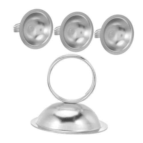 CIYODO 4 Stück Teiliges Runder Metall-notizhalter Stabiler Büro Tischkartenclip Eleganter Memo Fotohalter für Schreibtischorganisation und Visitenkartenhalterung von CIYODO