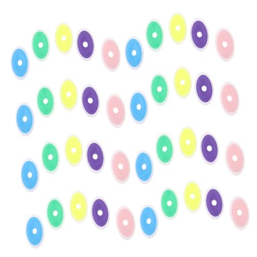 CIYODO 40 Stück Teiliges Bunte Löschbare Silikon radiergummis für Gelstifte Weicher Radiergummi für Schüler Büro und Künstler Tragbar Farbenfrohes Design für Präzises Entfernen von Tinte von CIYODO