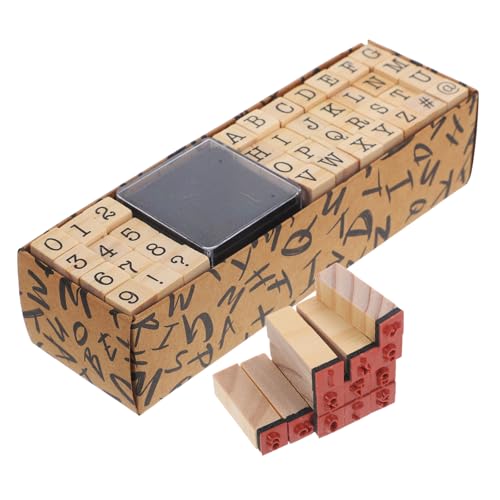 CIYODO 40 Stück Teiliges Kleines Holzstempel mit Buchstaben und Zahlen Stabiles DIY Alphabet Stempelset für Kreative Karten Scrapbooking und Kinderbasteln Langlebig und Dekorativ CIYODO 40 Stück Teiliges Kleines Holzstempel mit Buchstaben und Zahlen Stabiles DIY Alphabet Stempelset für Kreative Karten Scrapbooking und Kinderbasteln Langlebig und Dekorativ von CIYODO