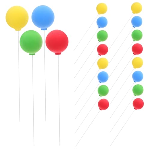 CIYODO 40 Stück Teiliges Mini Luftballon Cake Topper Tonkugeln Stabile Party Dessert Deko für Geburtstag Hochzeit Babyparty Vielseitige Tortendeko in Rot Gelb Blau Grün CIYODO 40 Stück Teiliges Mini Luftballon Cake Topper Tonkugeln Stabile Party Dessert Deko für Geburtstag Hochzeit Babyparty Vielseitige Tortendeko in Rot Gelb Blau Grün von CIYODO
