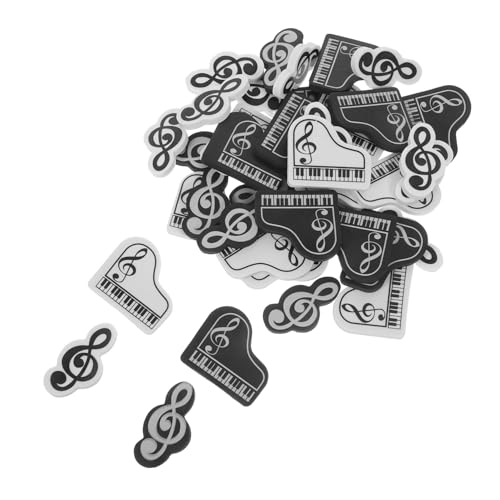 CIYODO 40 Stück Teiliges Mini Radiergummi für Niedliche Piano Notenform Präzises Entfernen Weiches Material Tragbar für Schule Zuhause und Unterwegs Kreative Musik-motiv Radierer CIYODO 40 Stück Teiliges Mini Radiergummi für Niedliche Piano Notenform Präzises Entfernen Weiches Material Tragbar für Schule Zuhause und Unterwegs Kreative Musik-motiv Radierer von CIYODO
