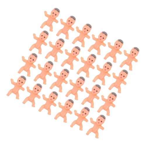 CIYODO 40Stücke Puppen Set aus Kunststoff für Babypartys Geburtstagsfeiern und Deko Wiederverwendbar Niedliche Babyfiguren für Spiele und für Kreative von CIYODO