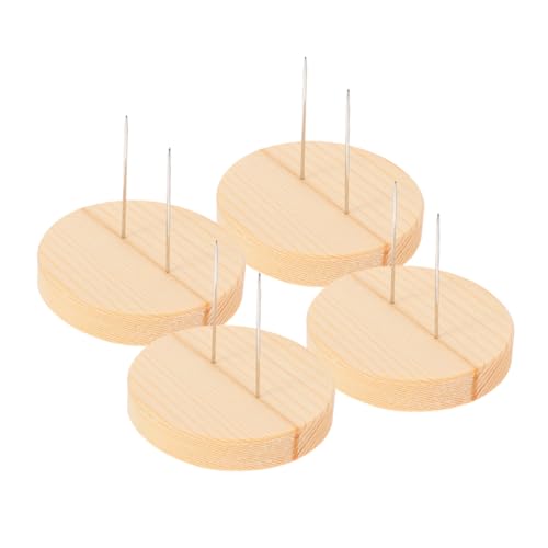 CIYODO 4Stücke Holz Puppenständer für Nadelfilzprojekte Stabiler Display Halter für Kreative Deko Vielseitig Einsetzbar für Kleine Ornamente und Puppenpräsentationen von CIYODO