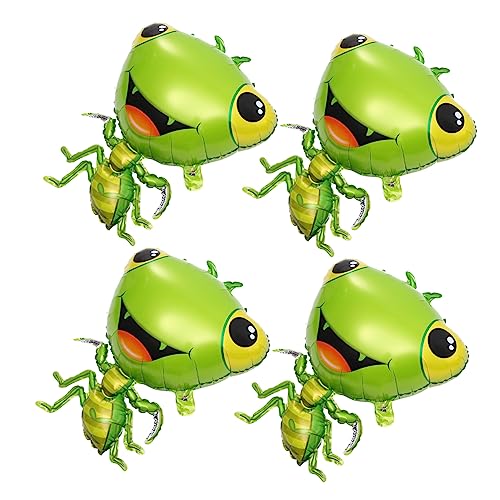 CIYODO 4Stücke Insekten Folienballons Für Kindergeburtstage Babyparty Deko Luftballons Ornamente Partydekoration Für Feiern Und Leuchtende Farben Langlebiges von CIYODO