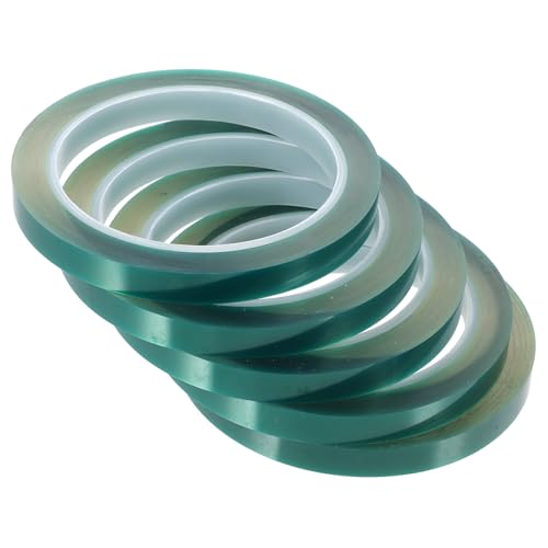 CIYODO 5 Rollen Hitzebeständiges Klebeband Hochtemperatur Sublimationsband für Elektronik Heimbedarf und DIY Projekte Sicher und Praktisch für Vielseitige Anwendungen von CIYODO