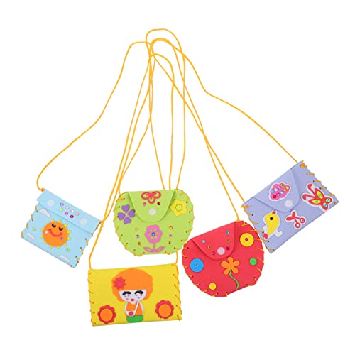 CIYODO 5 Sätze DIY Nähset für Geldbörse Handgemachte Münztasche Multifunktionale Aufbewahrungstasche Kreative Bastelmaterialien für Zufälliger Stil CIYODO 5 Sätze DIY Nähset für Geldbörse Handgemachte Münztasche Multifunktionale Aufbewahrungstasche Kreative Bastelmaterialien für Zufälliger Stil von CIYODO