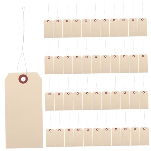 CIYODO 5 Sätze Manila Preisschilder Mit Draht Robuste Leere Für Versand Verpackung Und Beschriftung Vielseitig Einsetzbar Leicht Und Tragbar 50 Stück * 5 CIYODO 5 Sätze Manila Preisschilder Mit Draht Robuste Leere Für Versand Verpackung Und Beschriftung Vielseitig Einsetzbar Leicht Und Tragbar 50 Stück * 5 von CIYODO